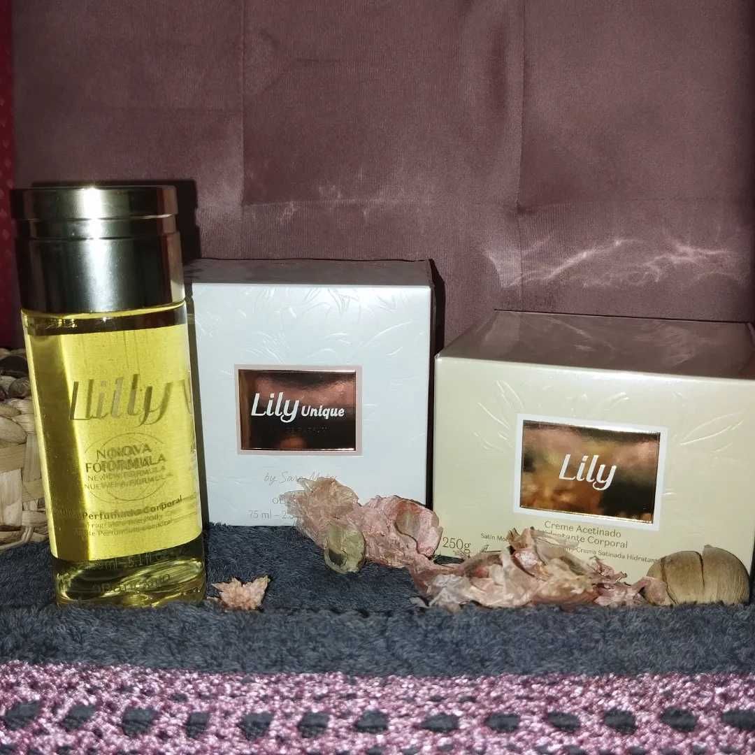 Kit Lily Perfume + creme OFERTA do óleo corporal