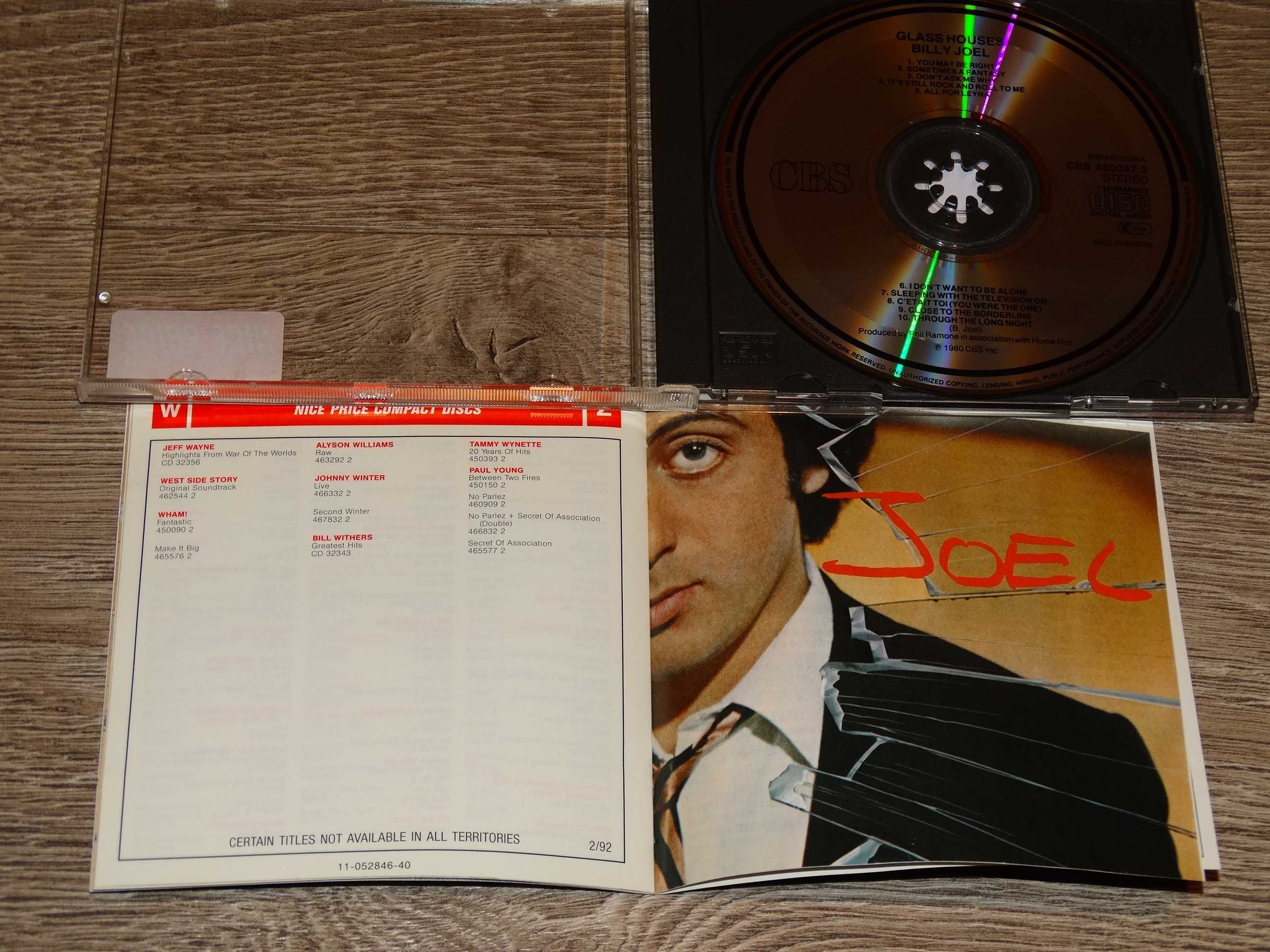 Billy Joel  Glass Houses CD