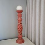 Wysoki postarzany świecznik (52 cm)
