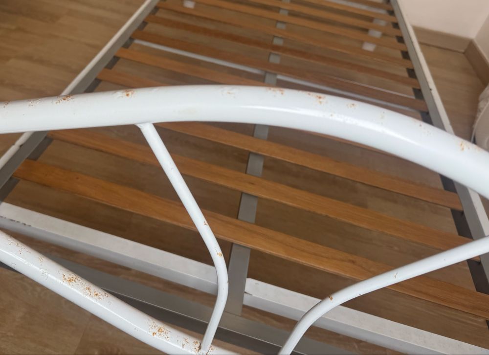 Cama ferro com colchao