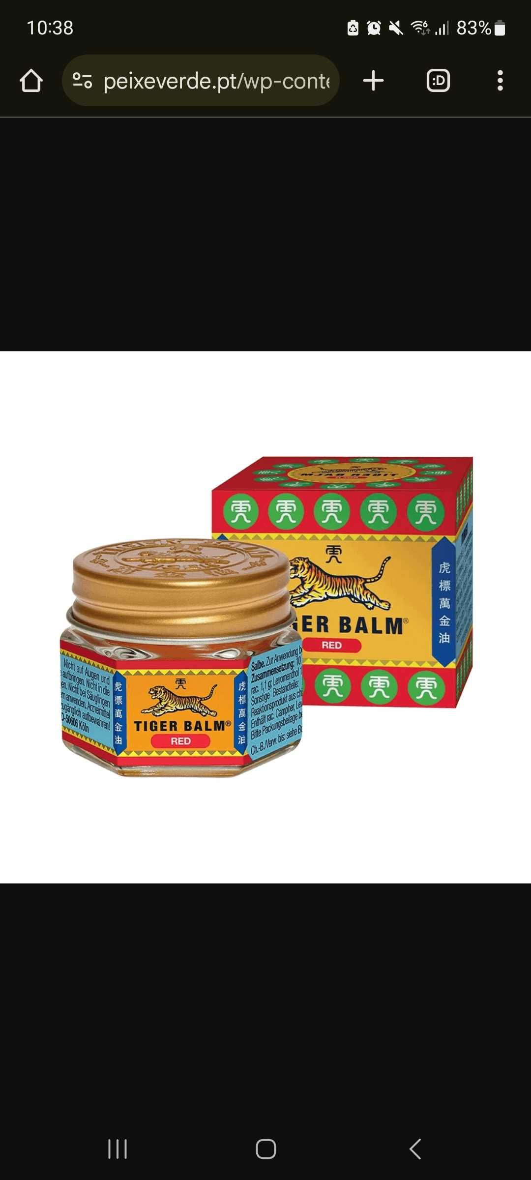 Tiger balm balsamo