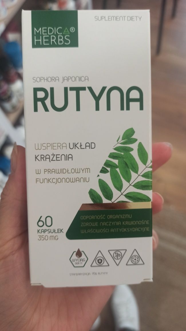 Rutyna - układ krążenia 60 kapsułek