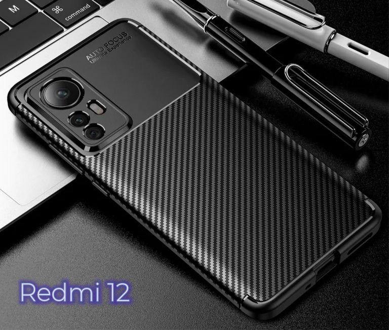 Capa T/ carbono P/ Xiaomi Mi 11i / Mi 11X / Mi 11X Pró / Redmi 12