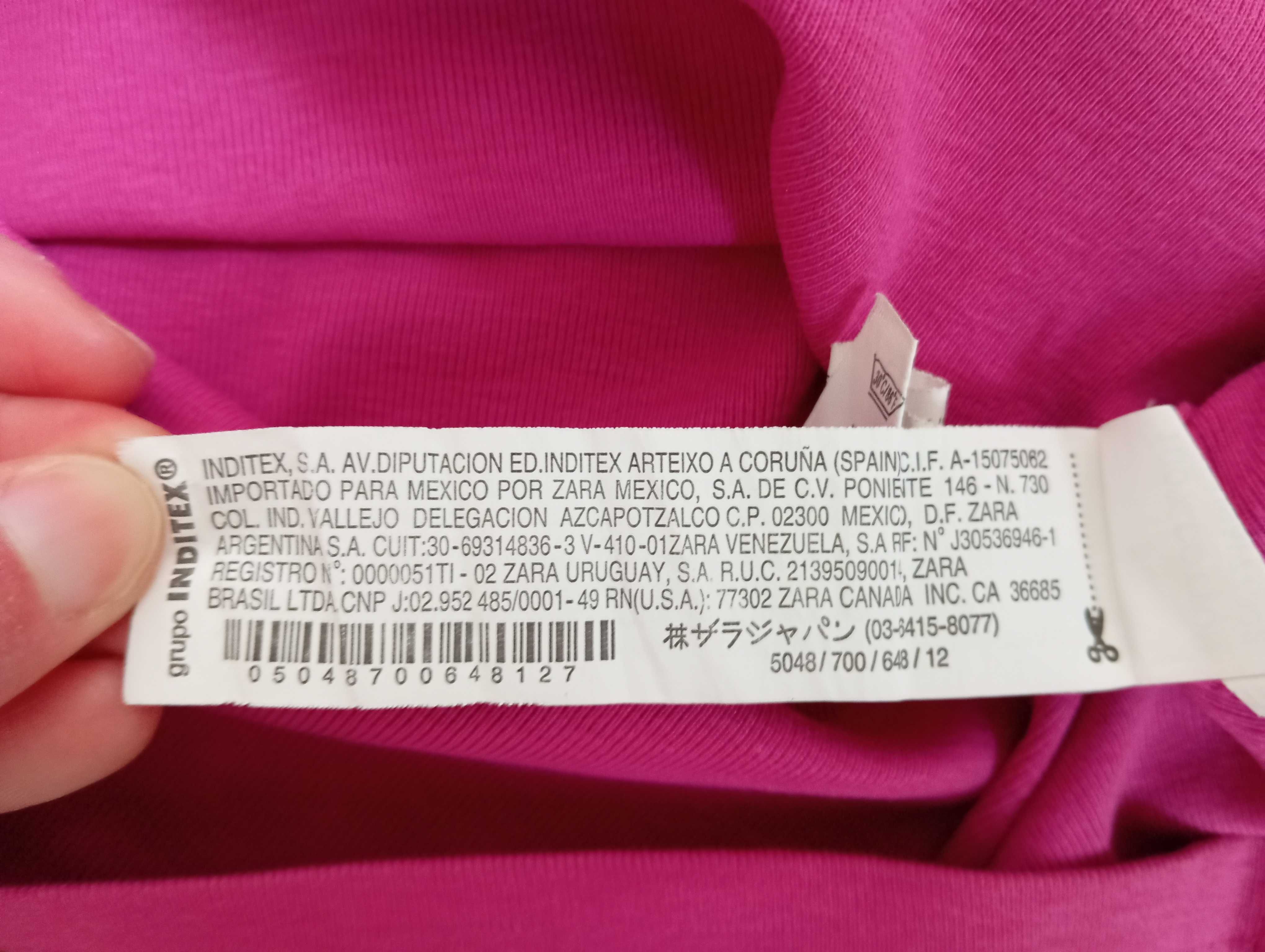 T-shirt lilás - Zara