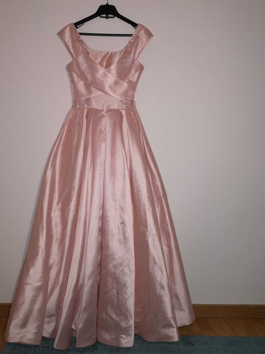 Vestido comprido rodado