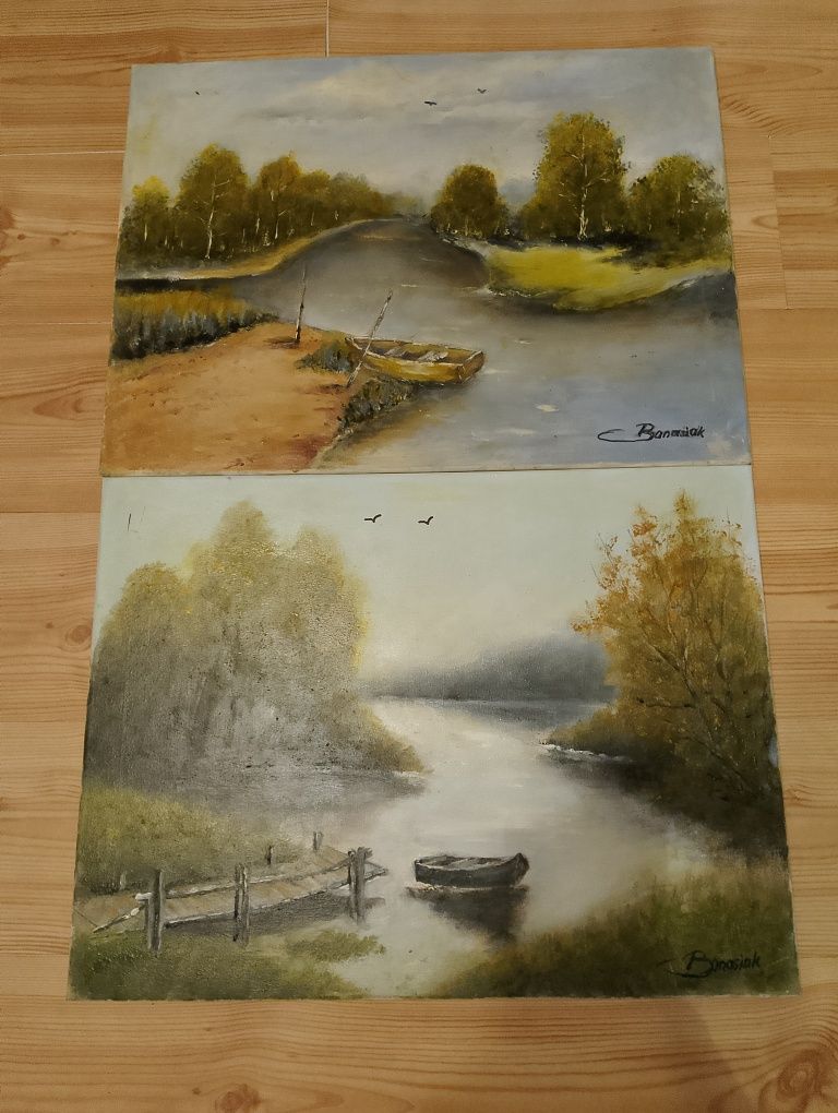 Obrazy malowane na płótnie 45/60 cm