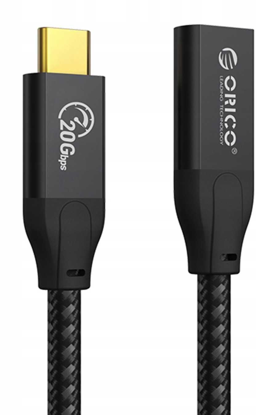 Orico Kabel Przedłużacz USB-C 1m 3.2 Gen2 20 Gb 4K 100W