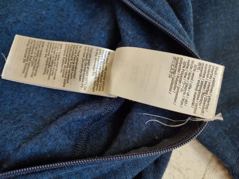 Kombinezon pajac Reima wełna 80% zimowy granatowy 98