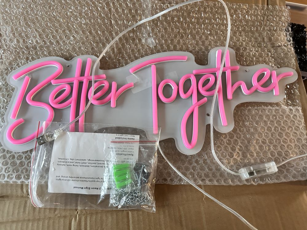 Neon led Better Together