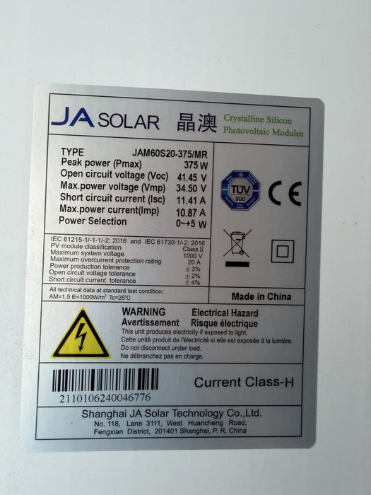 Moduł Fotowoltaiczny JA SOLAR ASTRO Longi Qcells Jinko