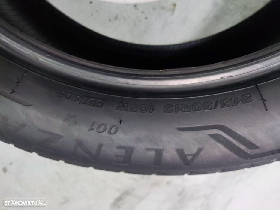 2 pneus semi novos 245-50r19 bridgestone - oferta dos portes