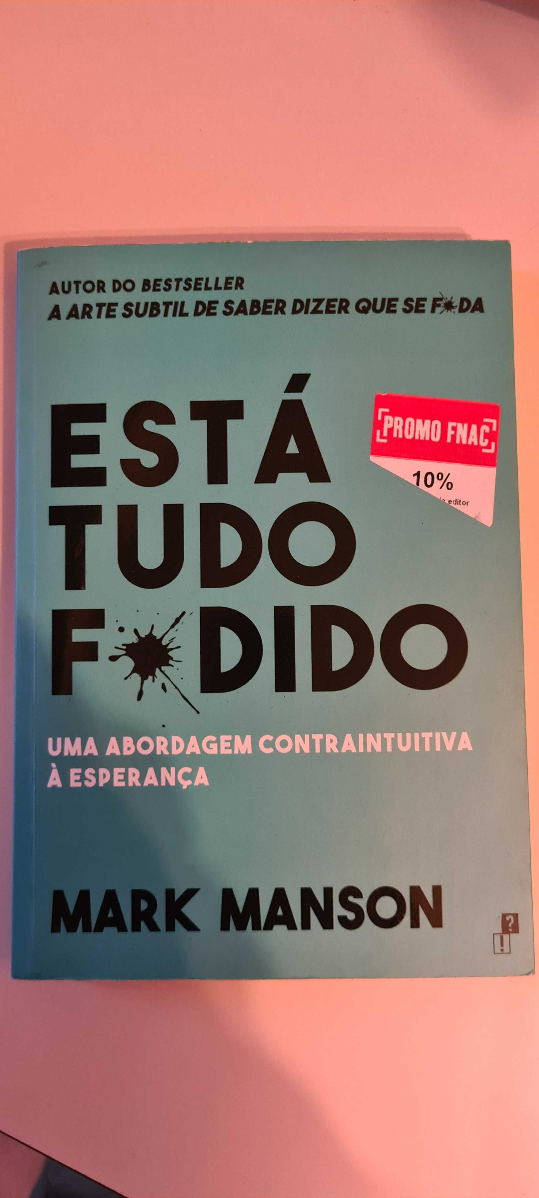 Livro "Está Tudo F*udido" de Mark Manson (Português)