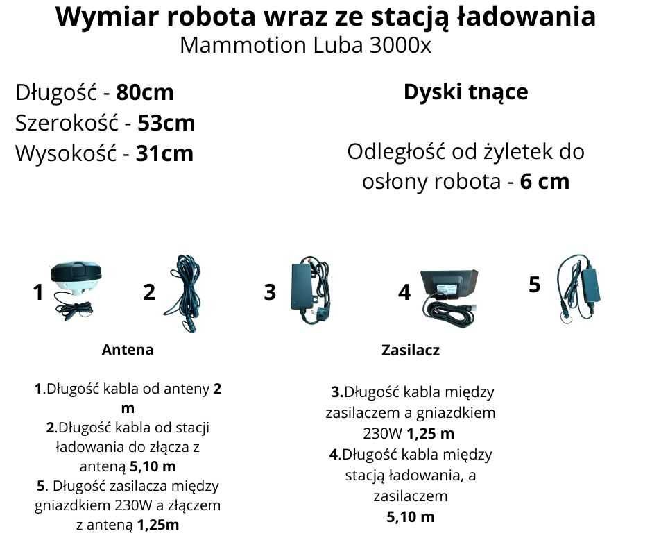 Robot koszący Mammotion LUBA 2 AWD 3000X