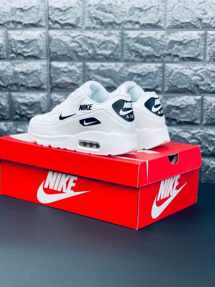 Кроссовки женские Nike Air Max 90 Спортивные кожаные кросовки Найк