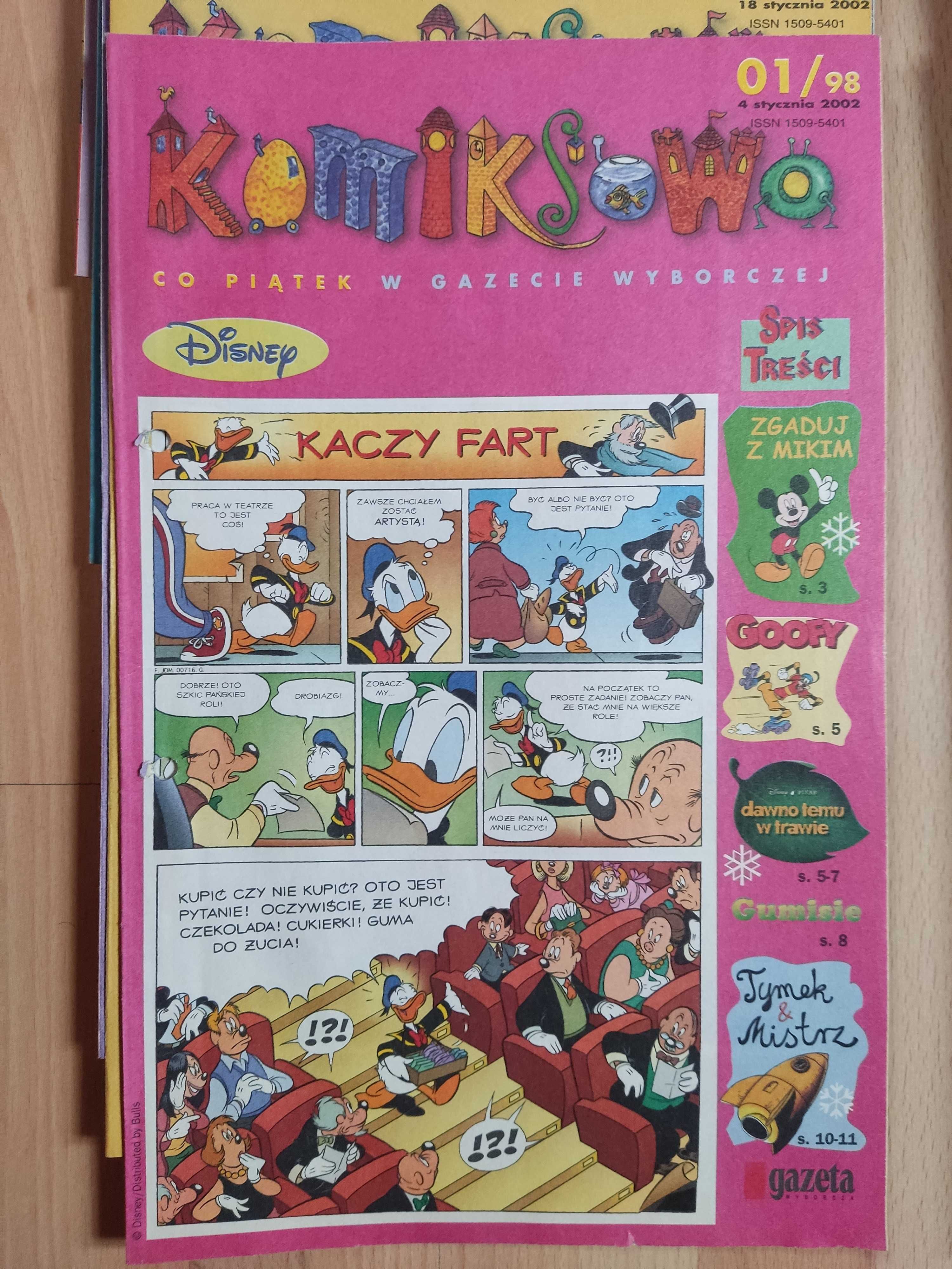 Komiksowo 2002 - Komiksy Gazeta Wyborcza 37 numerów