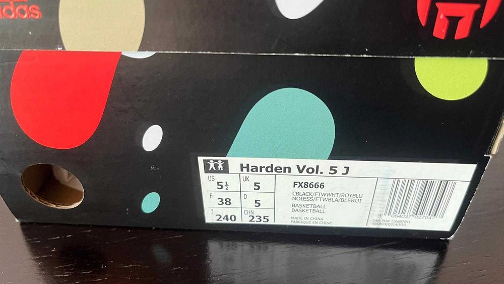 HARDEN VOL. 5 J
Sapatilhas Basquetebol 38