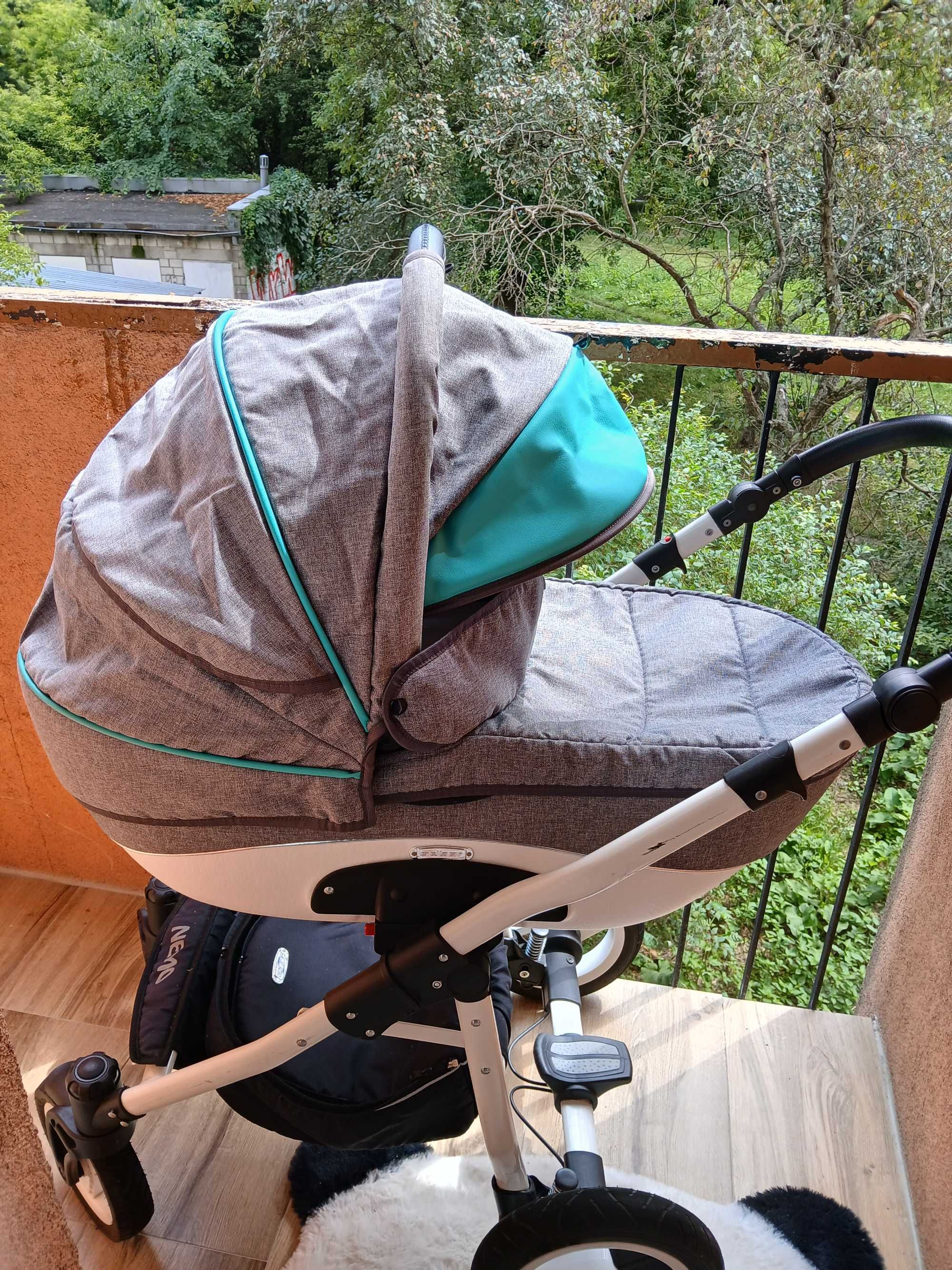 Wózek 3w1 (+moskitiera, folia przeciwdeszczowa)