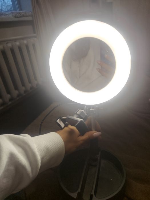 Селфі лампа кругла для фото