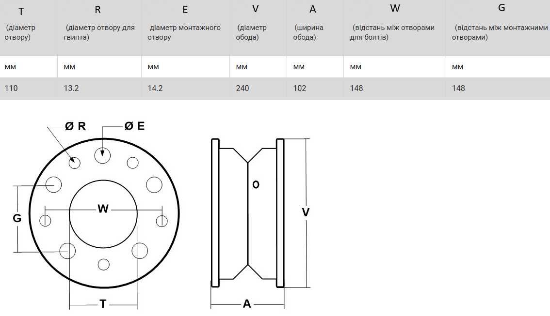 Новий диск 3.00D-8(5.00x8), N030-221001-000,серія R 1.5 і 1.8т, JAZGOT