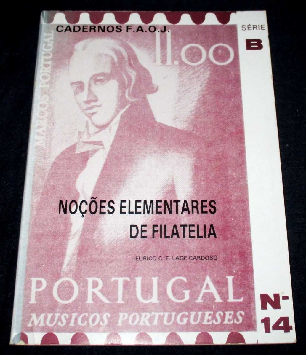 Livro Noções Elementares de Filatelia Cadernos FAOJ série B Nº 14