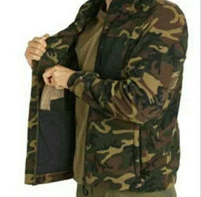 Камуфляжна флісова кофта Solognac 500 / Decathlon Франція, 2XL