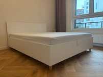 Łóżko 160x200 SIMPLE VOX białe z materacem Ikea