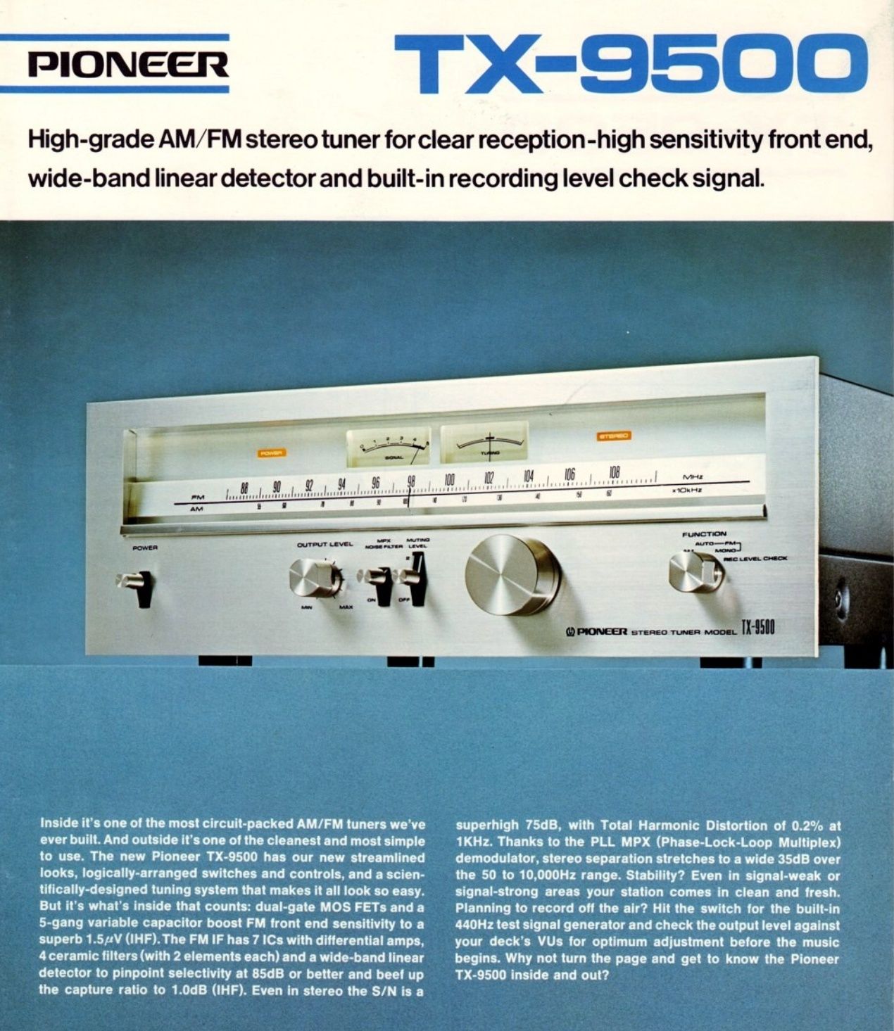 1979r Wzmacniacz stereo Pioneer Sa-508 tip top