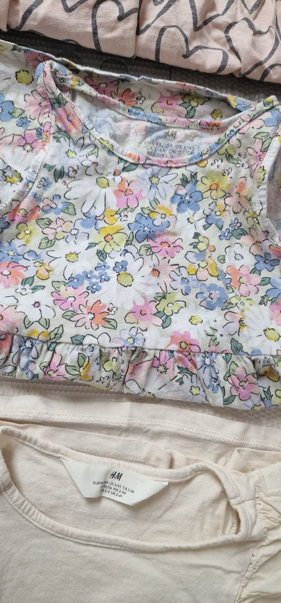Sukienki letnie H&M rozm. 92 98/104
