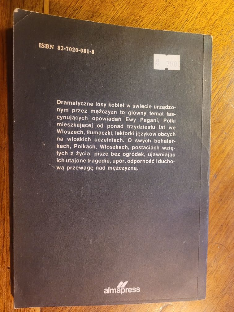 Ewa Pagani Moje życie Twoja śmierć 1990 Almapress