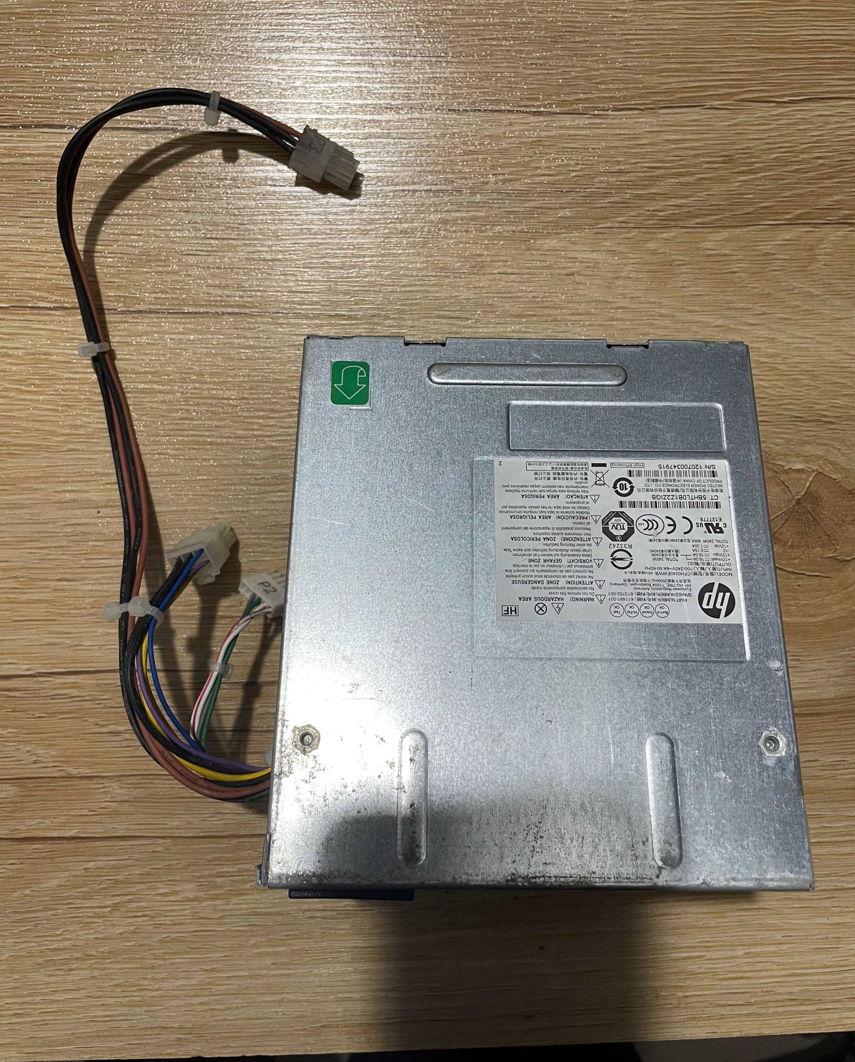 Zasilacz HP 240W CFH0240EWWB REV.B SPARES NUMBER 613762