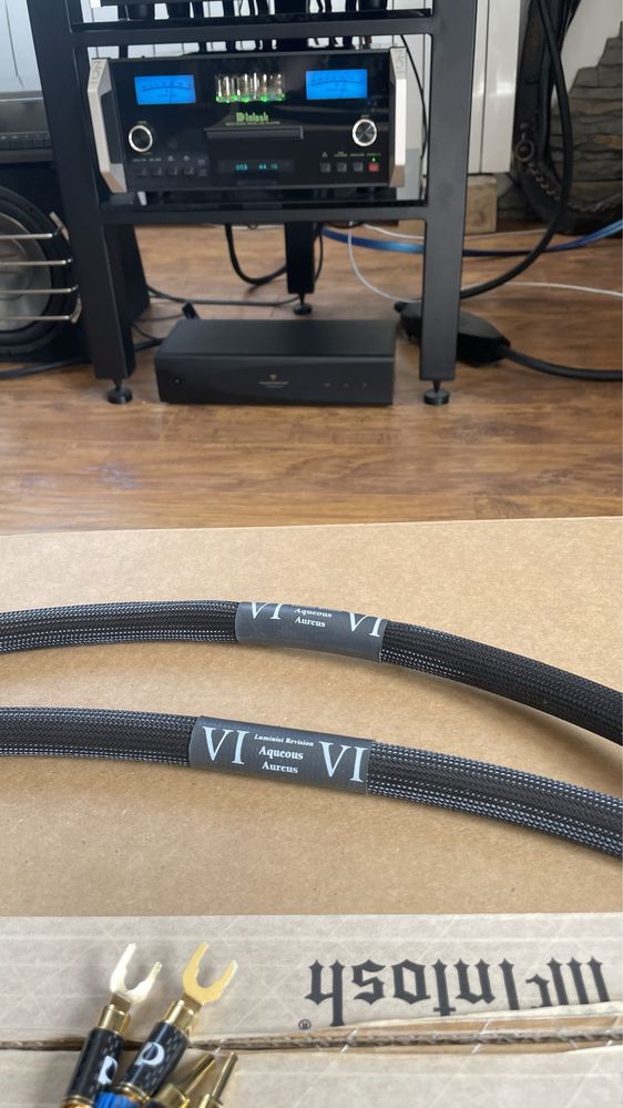 Kable głośnikowe Purist Audio Design Aqueos Aureus VI