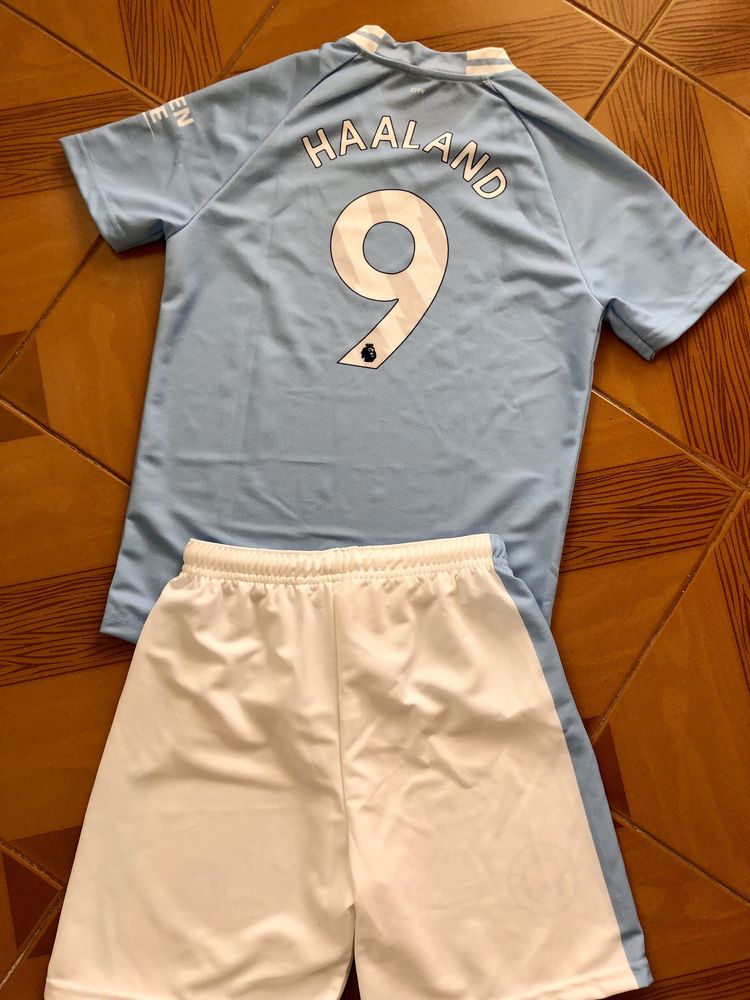 Equipamento de criança Manchester City Haaland