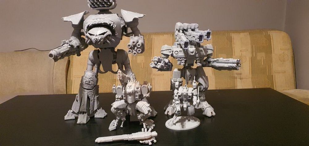 Mech TAU KX139 duży wydruk żywica 3D Ta'unar