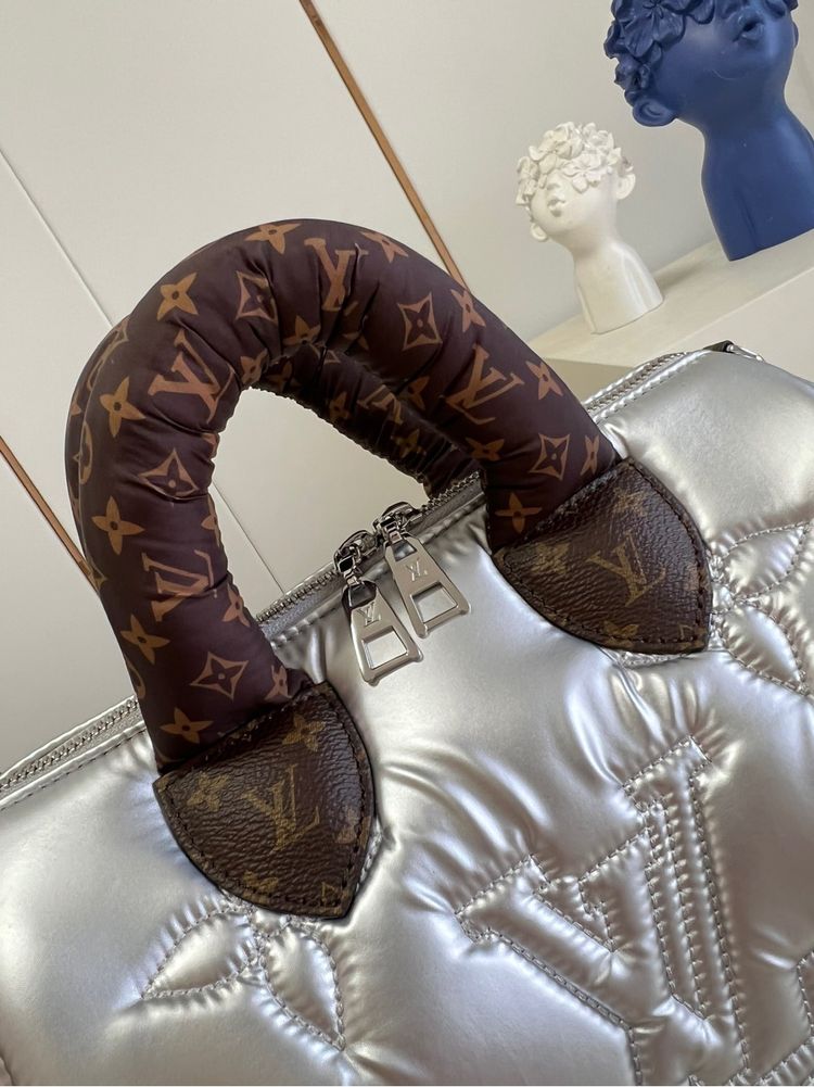 Torebka Louis Vuitton LV Srebrna/Brązowa