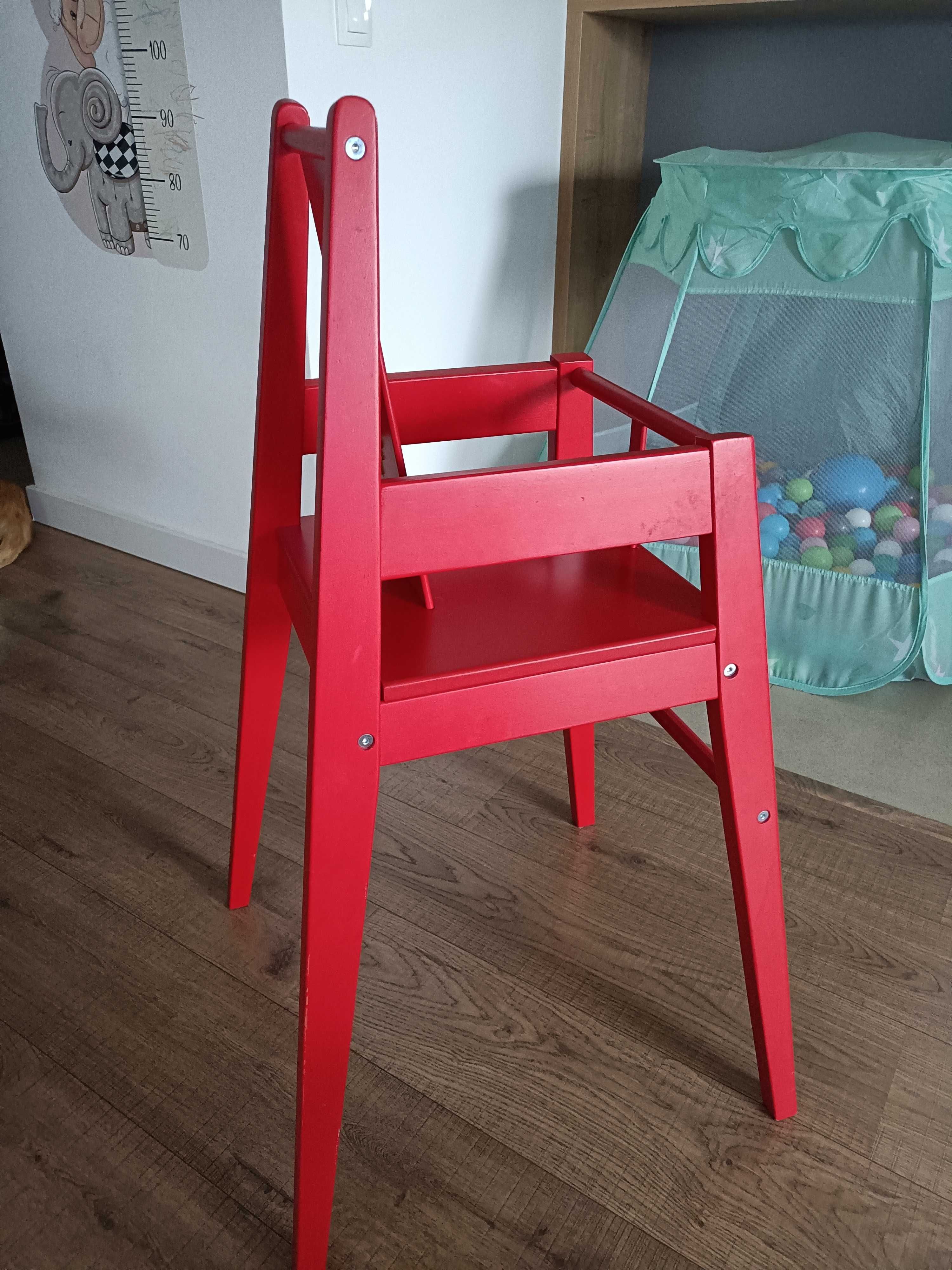 Krzesełko czerwone Ikea