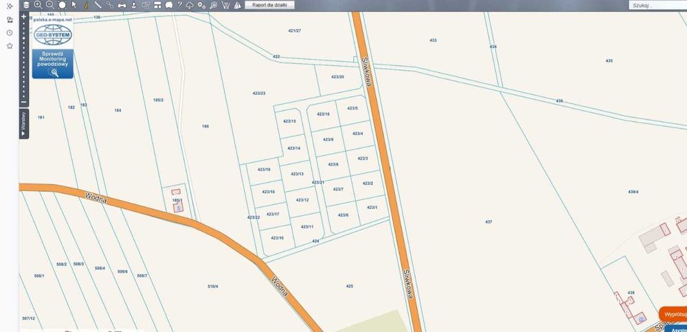 Działka na sprzedaż  miejscowość Tuchorza , pod zabudowę