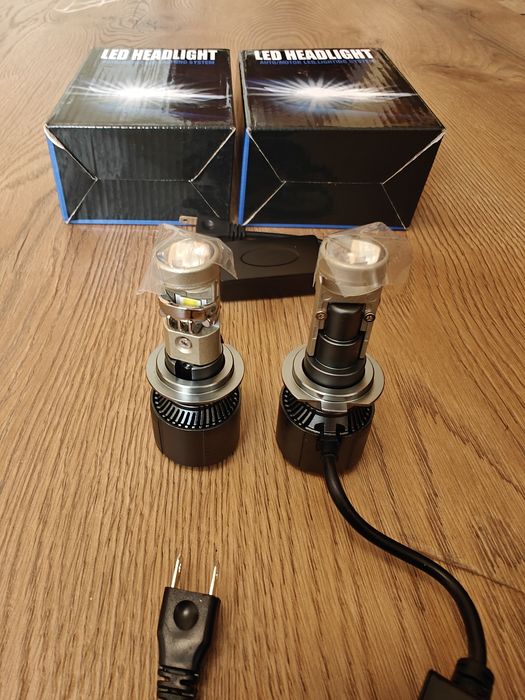 Автосвітло. Міні лінзи мини линзы LED G12 mini цоколь H7. Комплект