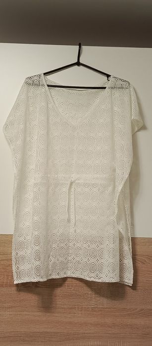 Tunika plażowa koronkowa