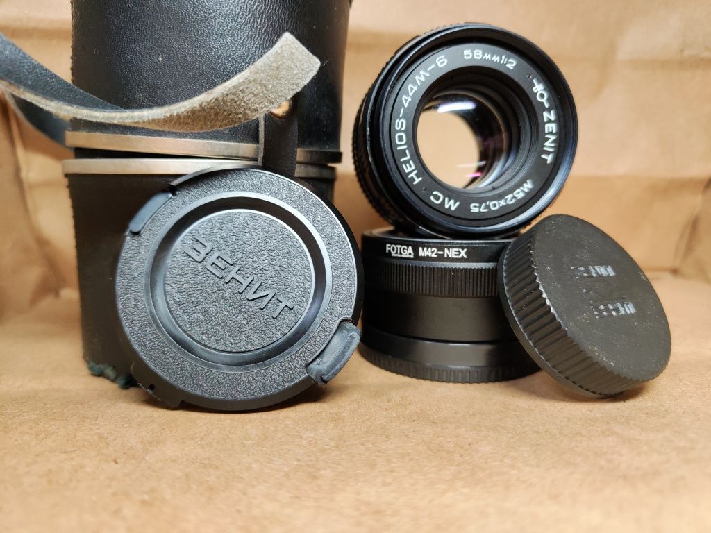 MC Helios 44m 6 Гелиос 44м 6 адаптер полтинник m42 nex м42  nex sony e