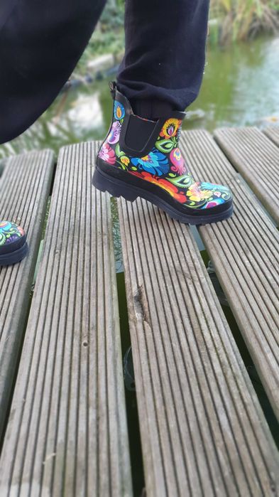 Kalosze krótkie folk łowickie rozmiar 39 Folkstar