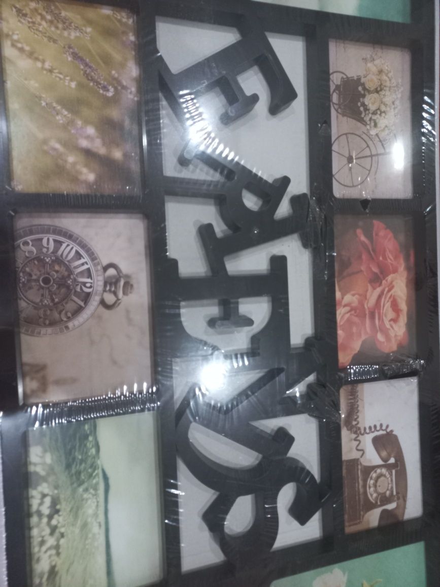Porta fotos NOVO. Ainda embalado.