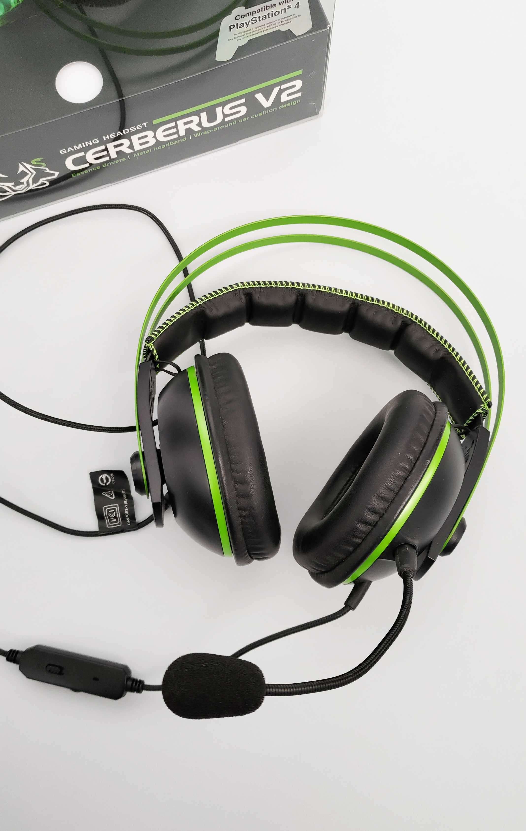 Продаю  нові навушники Asus Cerberus V2 Black-Green