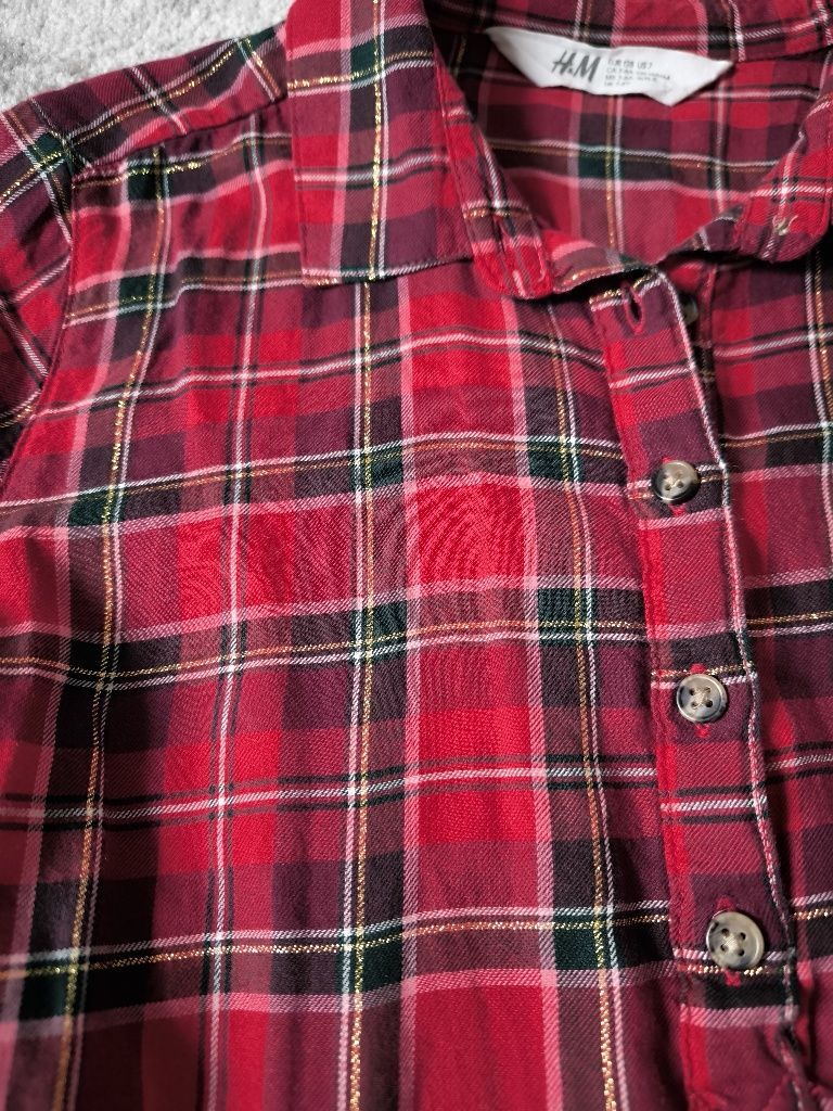 Sukienka koszulowa H&M rozmiar 128