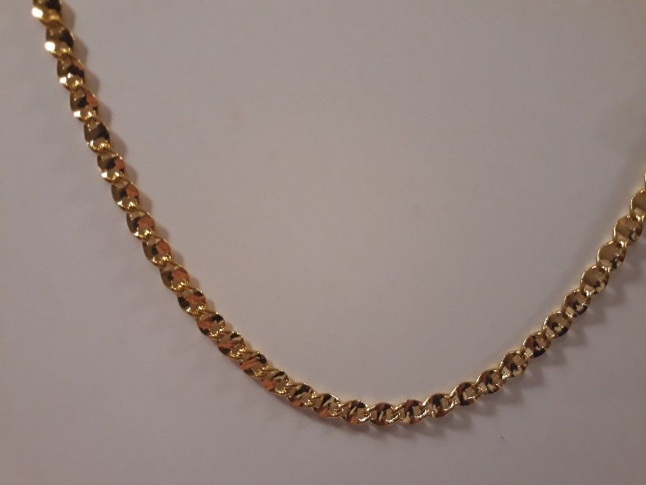 złoty łańcuszek,pozłacany łańcuszek,14k,585,Italy,NOWY,585,14k,MK
