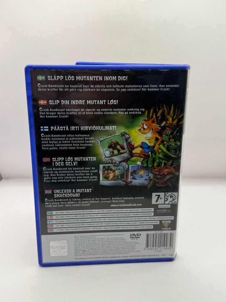 Crash Mind Over Mutant 3xA Ps2 nr 6580