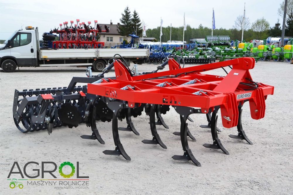 Agregat bezorkowy 2,5m APOC podorywkowo-orkowy 3,0m daszkowy Euro-Masz