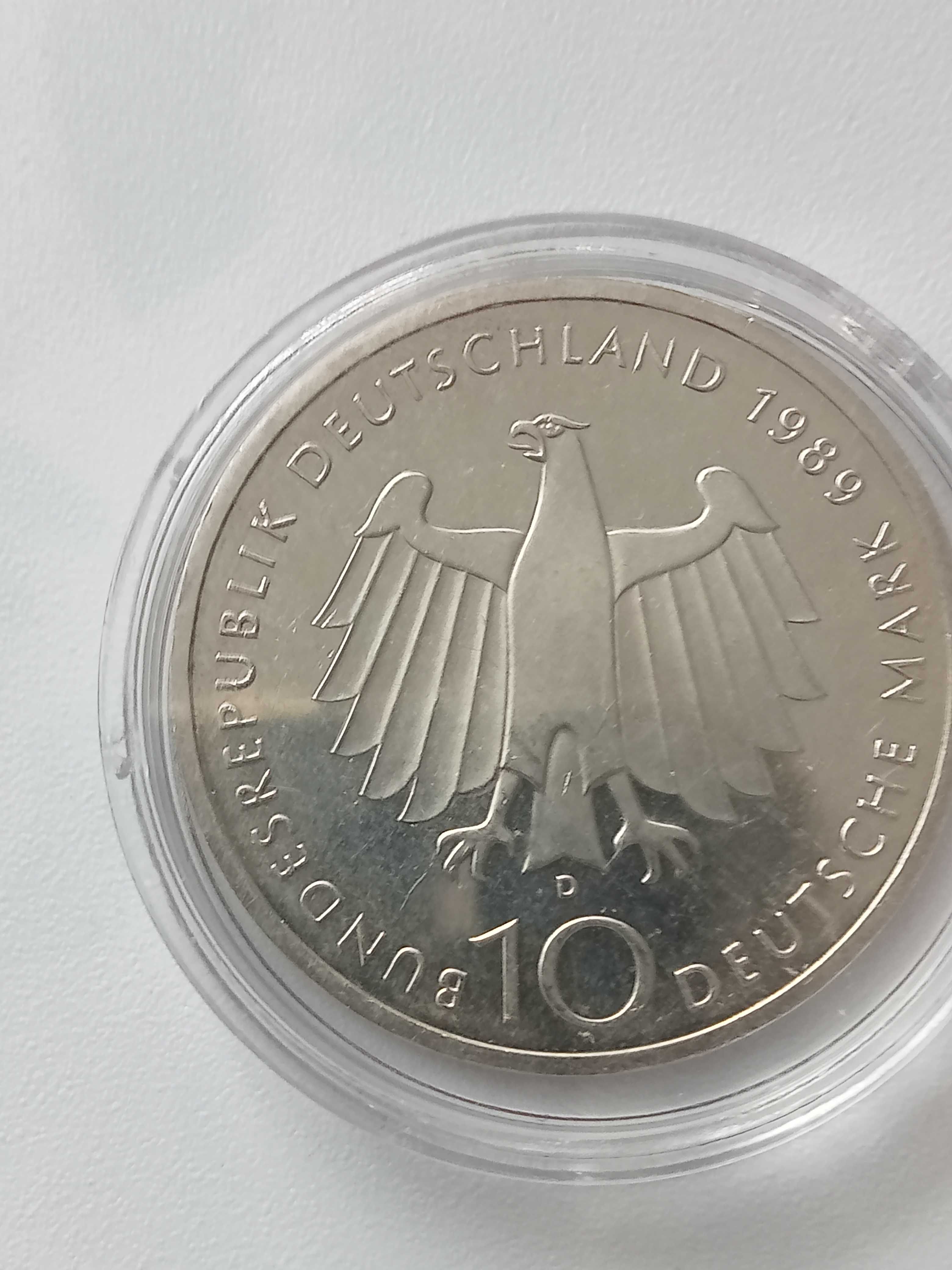 Moneta 10 marek Niemiecy 1989 r 2000 lat Bonn