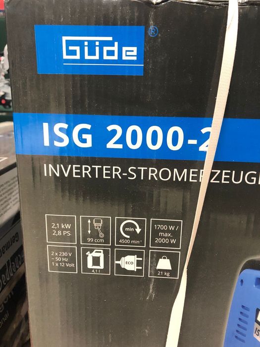 Güde Бензиновий Инверторний генератор "ISG 2000-2", 2,11 кВт