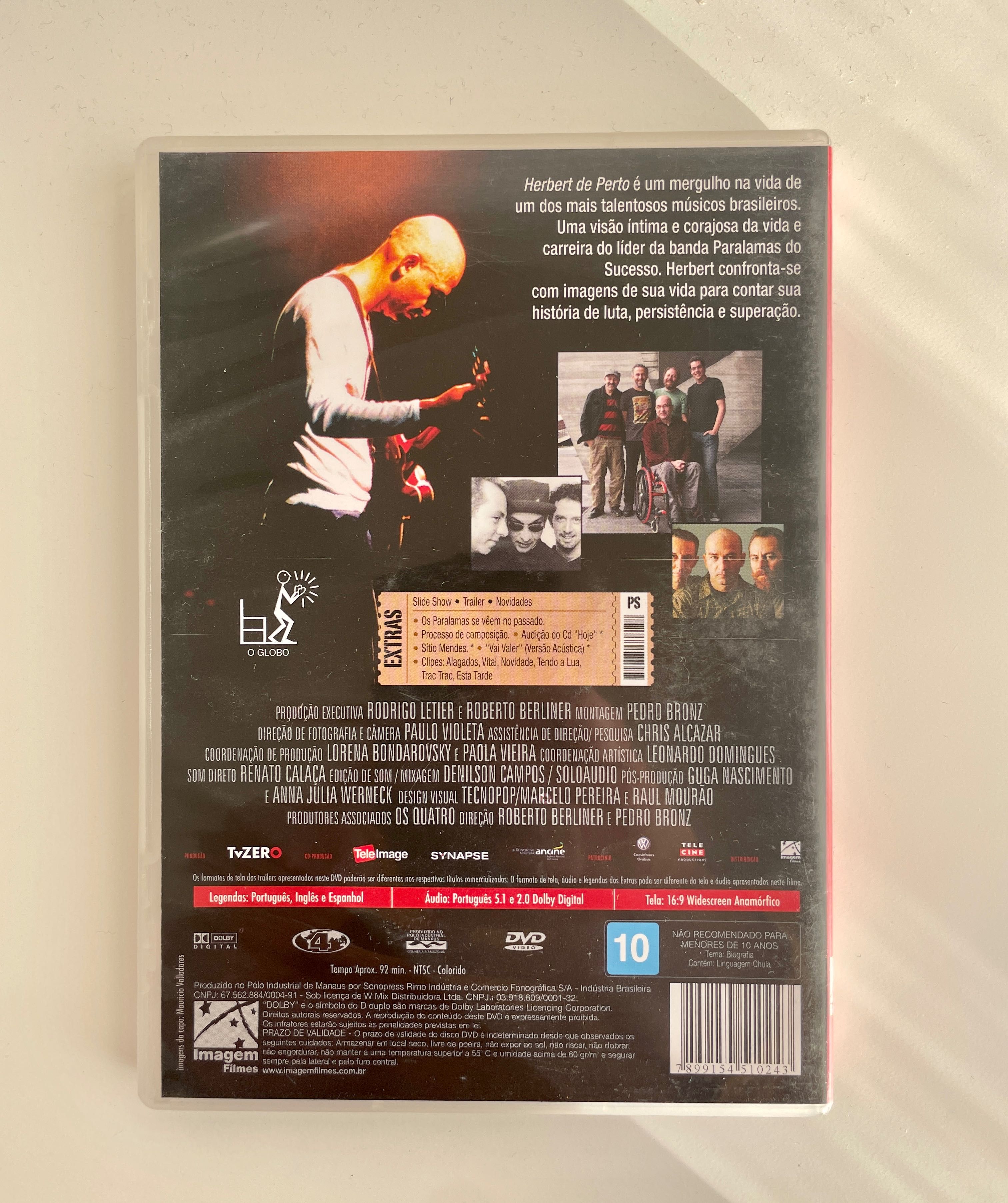 DVD - Paralamas do Sucesso - Herbert de Perto