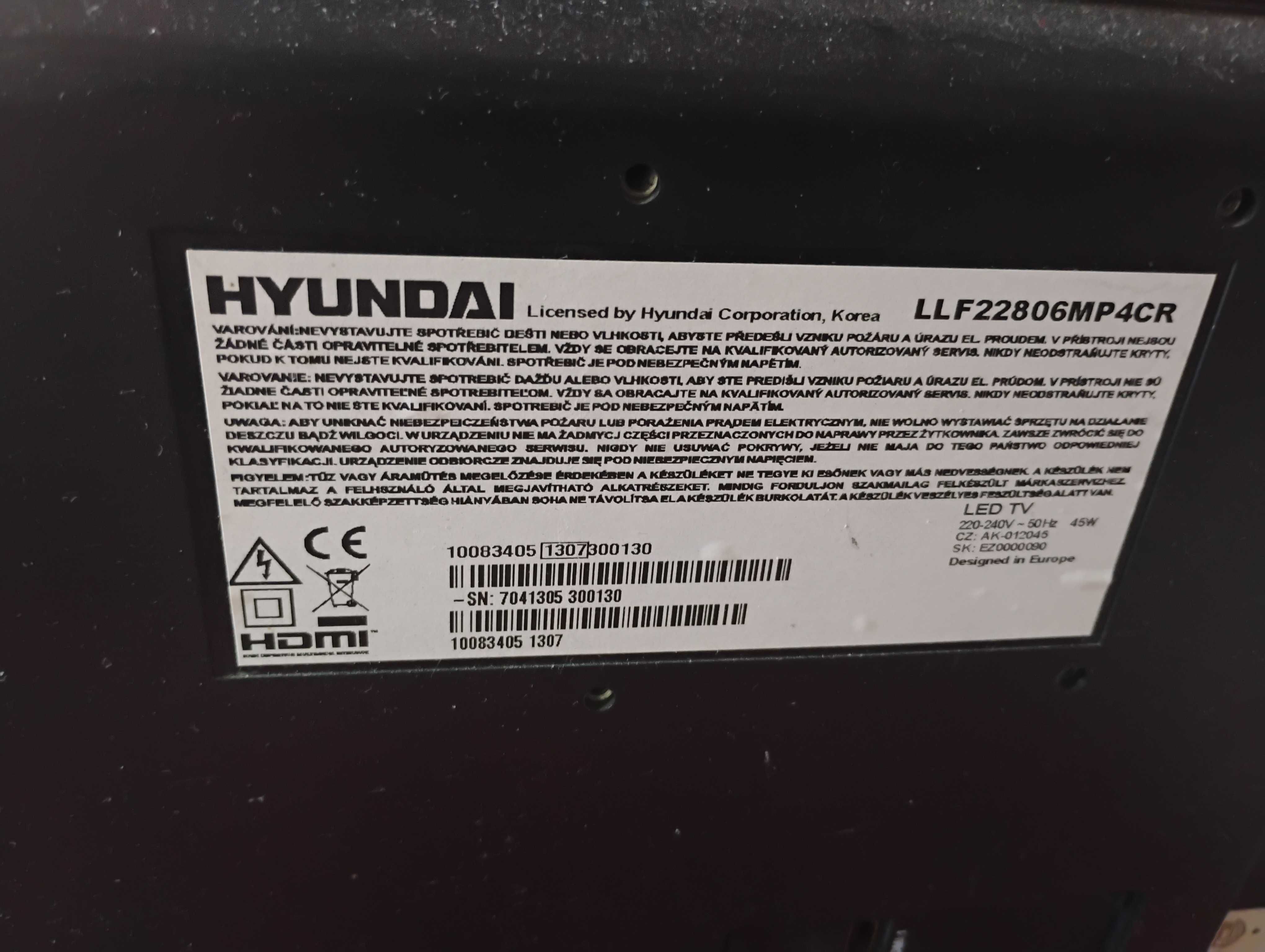 Telewizor hyundai hdmi
